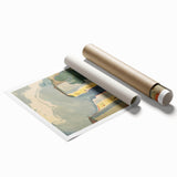 Detailed Art Realism: Abstract Urban Pedestrian Scene Realism Canvas Print