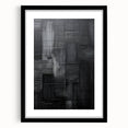 Framed Dining Room Prints – Black Textured Abstract Wall Décor