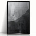 Framed Dining Room Prints – Black Textured Abstract Wall Décor