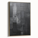Framed Dining Room Prints – Black Textured Abstract Wall Décor