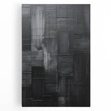 Framed Dining Room Prints – Black Textured Abstract Wall Décor