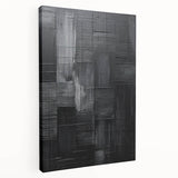 Framed Dining Room Prints – Black Textured Abstract Wall Décor