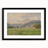 Mountain Meadow Impressionist Art - Lajos Csordák Landscape Print