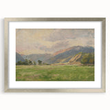 Mountain Meadow Impressionist Art - Lajos Csordák Landscape Print