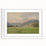 Mountain Meadow Impressionist Art - Lajos Csordák Landscape Print