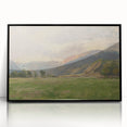 Mountain Meadow Impressionist Art - Lajos Csordák Landscape Print