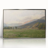 Mountain Meadow Impressionist Art - Lajos Csordák Landscape Print