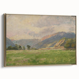 Mountain Meadow Impressionist Art - Lajos Csordák Landscape Print