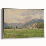 Mountain Meadow Impressionist Art - Lajos Csordák Landscape Print
