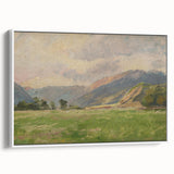 Mountain Meadow Impressionist Art - Lajos Csordák Landscape Print