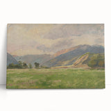 Mountain Meadow Impressionist Art - Lajos Csordák Landscape Print