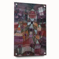 Abstract Garden Wall Art - "Rose Garden" by Paul Klee in Rich Tones