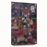 Abstract Garden Wall Art - "Rose Garden" by Paul Klee in Rich Tones