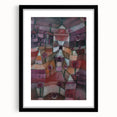 Abstract Garden Wall Art - "Rose Garden" by Paul Klee in Rich Tones