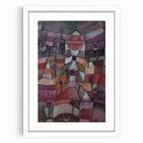 Abstract Garden Wall Art - "Rose Garden" by Paul Klee in Rich Tones