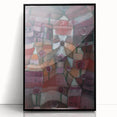 Abstract Garden Wall Art - "Rose Garden" by Paul Klee in Rich Tones