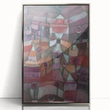 Abstract Garden Wall Art - "Rose Garden" by Paul Klee in Rich Tones