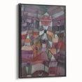Abstract Garden Wall Art - "Rose Garden" by Paul Klee in Rich Tones