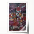 Abstract Garden Wall Art - "Rose Garden" by Paul Klee in Rich Tones