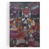 Abstract Garden Wall Art - "Rose Garden" by Paul Klee in Rich Tones