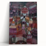 Abstract Garden Wall Art - "Rose Garden" by Paul Klee in Rich Tones