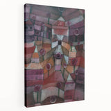 Abstract Garden Wall Art - "Rose Garden" by Paul Klee in Rich Tones
