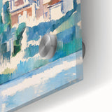 Modern Wall Art: Abstract Church Scene – Contemporary Minimalist Decor