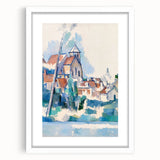 Modern Wall Art: Abstract Church Scene – Contemporary Minimalist Decor