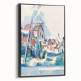 Modern Wall Art: Abstract Church Scene – Contemporary Minimalist Decor