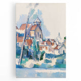 Modern Wall Art: Abstract Church Scene – Contemporary Minimalist Decor