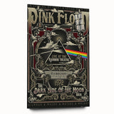 Pink Floyd Dark Side of the Moon Retro Wall Art Poster