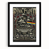 Pink Floyd Dark Side of the Moon Retro Wall Art Poster