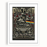 Pink Floyd Dark Side of the Moon Retro Wall Art Poster