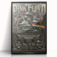 Pink Floyd Dark Side of the Moon Retro Wall Art Poster