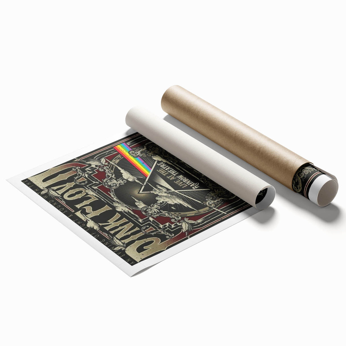 Pink Floyd Dark Side of the Moon Retro Wall Art Poster