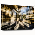 Architectural Burst – Modern Dynamic Abstract Motion Wall Art