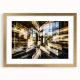 Architectural Burst – Modern Dynamic Abstract Motion Wall Art
