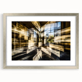 Architectural Burst – Modern Dynamic Abstract Motion Wall Art