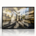 Architectural Burst – Modern Dynamic Abstract Motion Wall Art