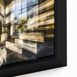Architectural Burst – Modern Dynamic Abstract Motion Wall Art