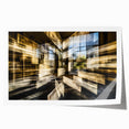 Architectural Burst – Modern Dynamic Abstract Motion Wall Art