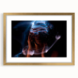 Electric Stillness – Emotive Photography with Dynamic Abstract Art