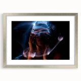 Electric Stillness – Emotive Photography with Dynamic Abstract Art