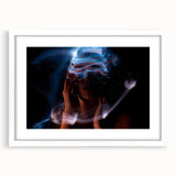Electric Stillness – Emotive Photography with Dynamic Abstract Art