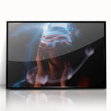 Electric Stillness – Emotive Photography with Dynamic Abstract Art