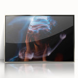 Electric Stillness – Emotive Photography with Dynamic Abstract Art