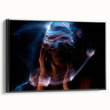 Electric Stillness – Emotive Photography with Dynamic Abstract Art