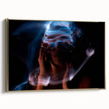 Electric Stillness – Emotive Photography with Dynamic Abstract Art