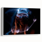 Electric Stillness – Emotive Photography with Dynamic Abstract Art
