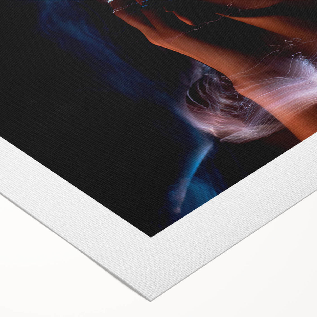 Electric Stillness – Emotive Photography with Dynamic Abstract Art